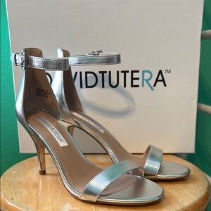 David Tutera Silver Women's Heels